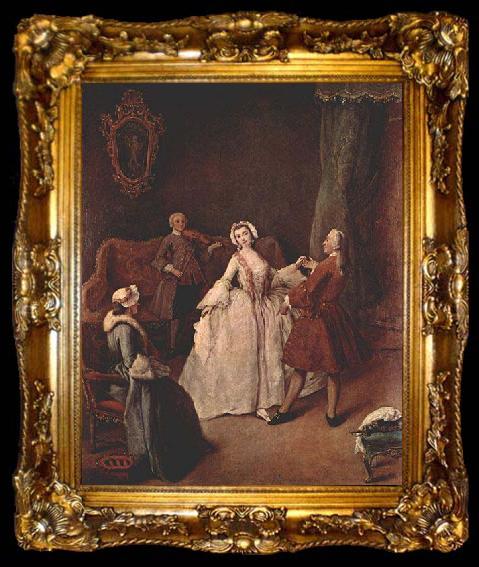framed  Pietro Longhi The Dancing Lesson, ta009-2